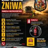 Pożar rżyska w Bogusławicach – strażacy z OSP Maków w akcji