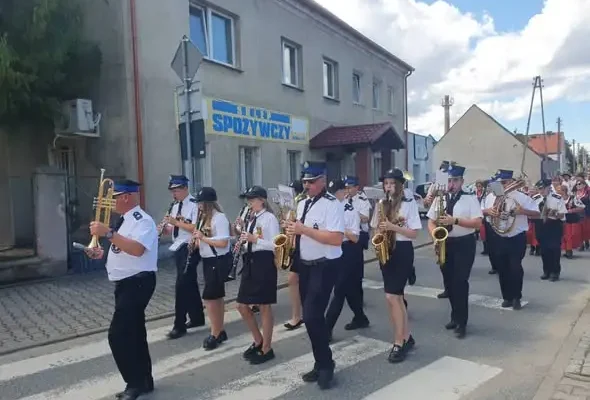 Gmina Jordanów na dożynkach w partnerskim Jordanowie Śląskim