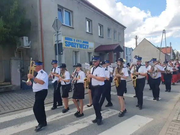 Gmina Jordanów na dożynkach w partnerskim Jordanowie Śląskim