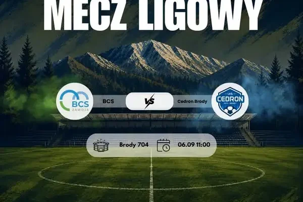 4. kolejka suskiej A-klasy: LKS Cedron Brody podejmie BCSzawoję