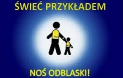 Ostrzeżenie przed zmrokiem – noś odblaski i bądź widoczny!