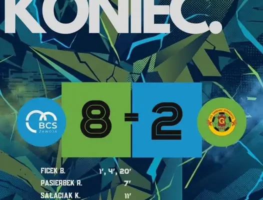 BCS Zawoja rozgromił Garbarza Zembrzyce 8:2. Hat-trick Ficka i Antosiaka