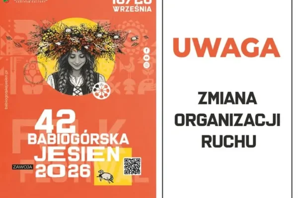 42. Babiogórska Jesień w Zawoi – zmiany w organizacji ruchu