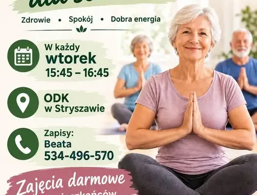 Darmowe zajęcia ruchowe dla seniorów w Gminie Stryszawa – start 6 października