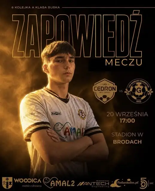 Garbarz zaprasza kibiców na wyjazdowy mecz z Cedronem w Brodach