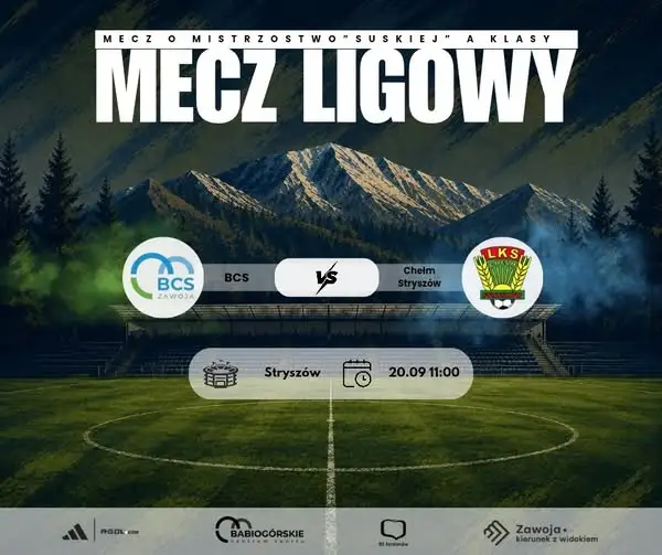 A-klasowy mecz w Stryszowie: Chełm podejmuje drużynę z Suskiej