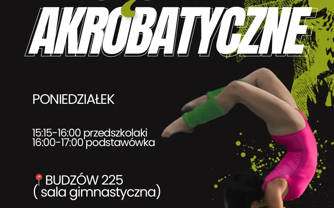 Zajęcia akrobatyczne ze Szkołą Tańca Step Up w Budzowie