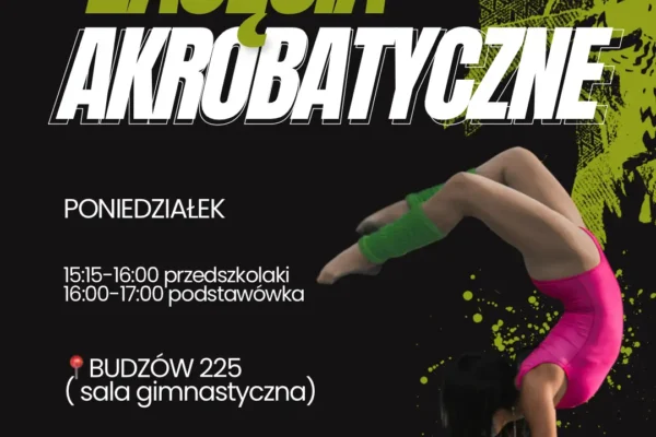 Zajęcia akrobatyczne w Budzowie – zapisy trwają
