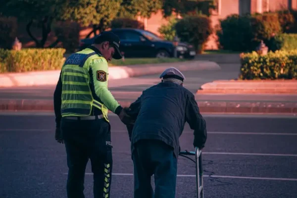 Policja z Suchej Beskidzkiej dba o bezpieczną drogę do szkoły