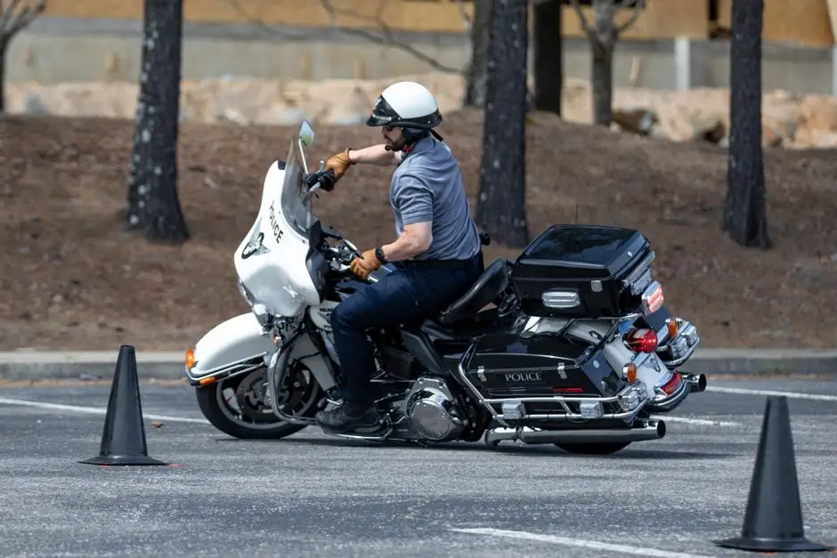 Suscy policjanci szkolili się na Moto Park Kraków w ramach projektu INTERREG