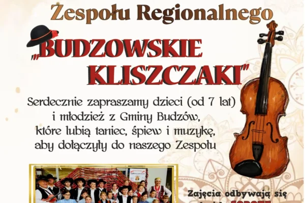 Budzowskie Kliszczaki zapraszają na bezpłatne warsztaty tańca i muzyki